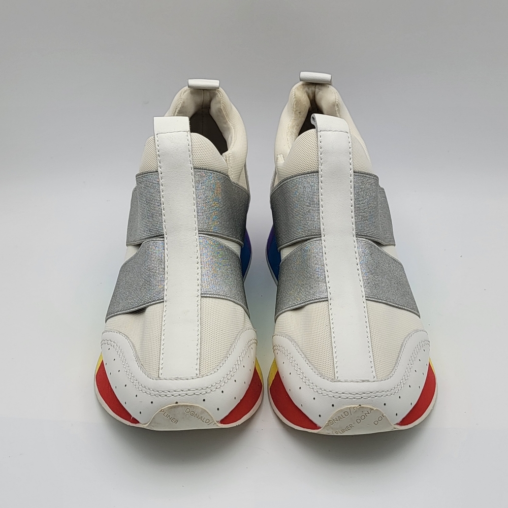 Donald Pliner Colorful Strap Sneakers with Silver Accents SIZE‎ 7.5. #1544 - Picture 2 of 9